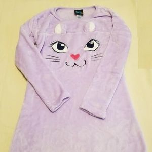 Jellifish Kids - Girls Cat Sleep Gown 7/8